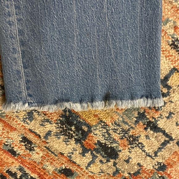 LOFT Light Blue Wide Leg Cropped Jeans - Picture 6 of 7